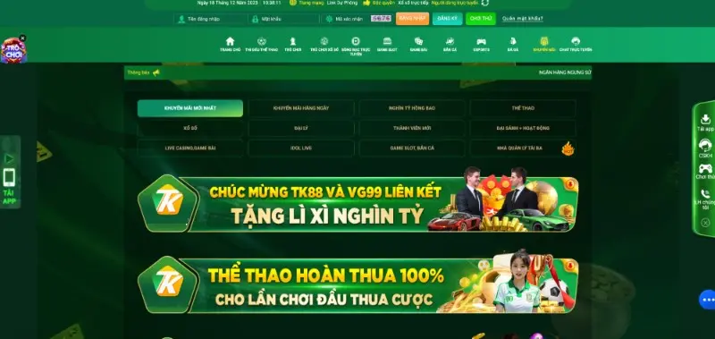 Chương trình khuyến mãi khi đăng ký tài khoản TK88 chính thức