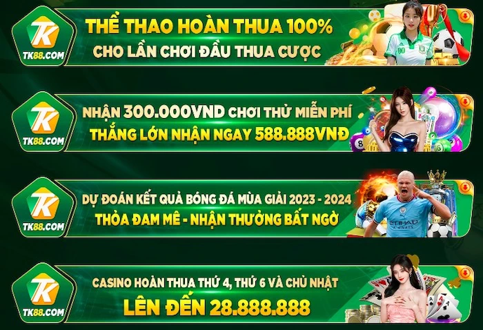 Ngập Tràn Khuyến Mãi TK88