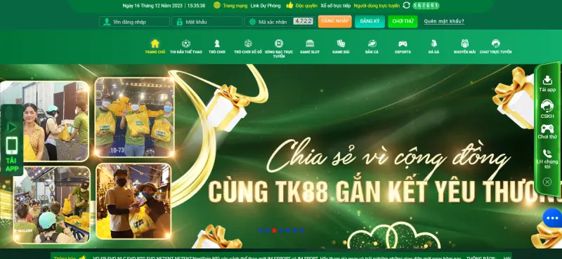 Link vào TK88 Mobi cho thiết bị di động