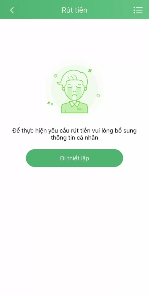 Tạo Mật Khẩu Rút Tiền Và Thêm Tài Khoản Ngân Hàng