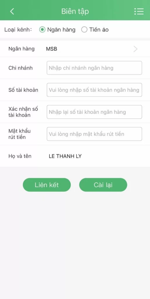 Thực Hiện Rút Tiền TK88 An Toàn Về Tài Khoản Ngân Hàng